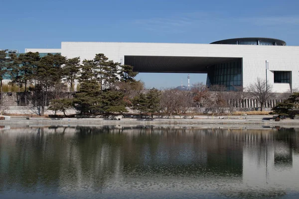 Seul National Museum Park Esta Foto Tirada Fevereiro 2023 Seul — Fotografia de Stock