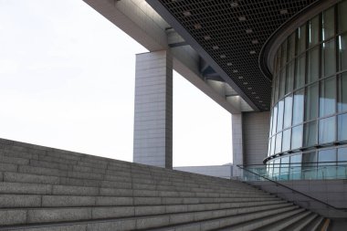 Kore Ulusal Müzesi 'nin etrafındaki atmosfer manzarası, bu fotoğraf Mart 2023' te çekildi, Seul, Güney Kore