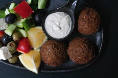 Sağlıklı Kavram, Organik Aperatif, Arap Gıda, Falafel ve Humus