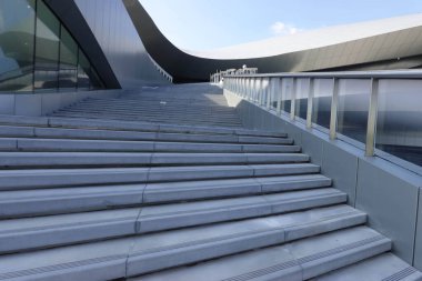 Chengdu Bilim Kurgu Müzesi, Modern Bina Zaha Hadid tarafından tasarlandı. Bu fotoğraf Temmuz 2024 'te Chengdu Çin' de çekildi.