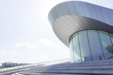 Chengdu Bilim Kurgu Müzesi, Modern Bina Zaha Hadid tarafından tasarlandı. Bu fotoğraf Temmuz 2024 'te Chengdu Çin' de çekildi.