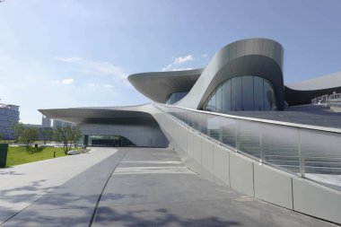 Chengdu Bilim Kurgu Müzesi, Modern Bina Zaha Hadid tarafından tasarlandı. Bu fotoğraf Temmuz 2024 'te Chengdu Çin' de çekildi.