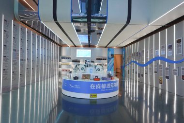 Chengdu Bilim Kurgu Müzesi, Modern Bina Zaha Hadid tarafından tasarlandı. Bu fotoğraf Temmuz 2024 'te Chengdu Çin' de çekildi.