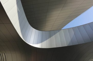 Chengdu Bilim Kurgu Müzesi, Modern Bina Zaha Hadid tarafından tasarlandı. Bu fotoğraf Temmuz 2024 'te Chengdu Çin' de çekildi.