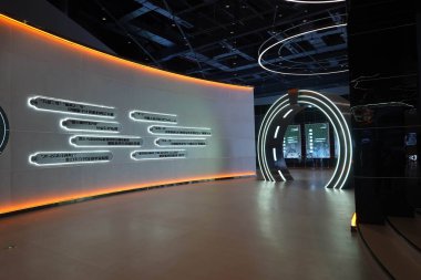 Chengdu Bilim Kurgu Müzesi, Modern Bina Zaha Hadid tarafından tasarlandı. Bu fotoğraf Temmuz 2024 'te Chengdu Çin' de çekildi.