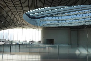 Chengdu Bilim Kurgu Müzesi, Modern Bina Zaha Hadid tarafından tasarlandı. Bu fotoğraf Temmuz 2024 'te Chengdu Çin' de çekildi.