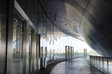 Chengdu Bilim Kurgu Müzesi, Modern Bina Zaha Hadid tarafından tasarlandı. Bu fotoğraf Temmuz 2024 'te Chengdu Çin' de çekildi.