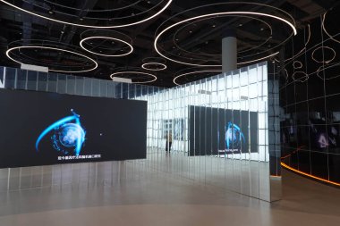 Chengdu Bilim Kurgu Müzesi, Modern Bina Zaha Hadid tarafından tasarlandı. Bu fotoğraf Temmuz 2024 'te Chengdu Çin' de çekildi.