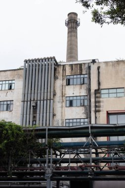 Sanayi tarzı ve modern kentsel mimari kombinasyonu altında yaşam tarzı alışveriş merkezi, dinlenme alanı ve sanat müzeleri. Doğu banliyösü Chengdu, Çin 'de. Bu fotoğraf 15 Temmuz 2024 'te çekildi.