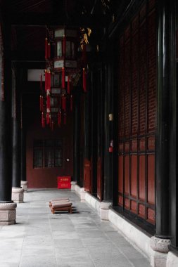Wenshu Yuan Manastırı Çin 'in Chengdu şehrinde. Bu fotoğraf 23 Kasım 2023' te çekildi.