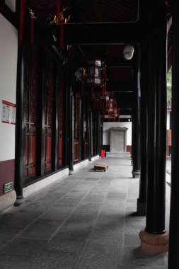 Wenshu Yuan Manastırı Çin 'in Chengdu şehrinde. Bu fotoğraf 23 Kasım 2023' te çekildi.