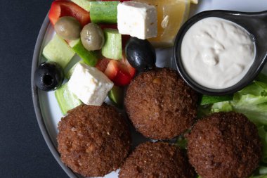 Sağlıklı Kavram, Organik Aperatif, Arap Gıda, Falafel ve Humus