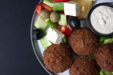 Sağlıklı Kavram, Organik Aperatif, Arap Gıda, Falafel ve Humus