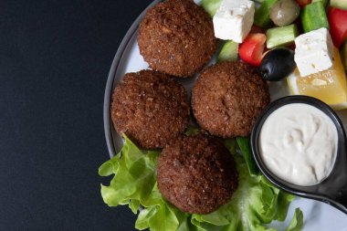 Sağlıklı Kavram, Organik Aperatif, Arap Gıda, Falafel ve Humus