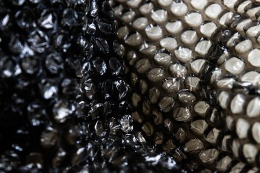 Arkaplan için Siyah köpük desenini ve desenini kapat