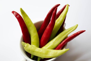 Doku ve Şili biberinin desenini kapat