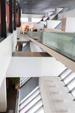 Modern Kızıl İnşaat Sanat Müzesi, Şangay Ulusal Sanat Müzesi, Bu Fotoğraf Nisan 2025 'te çekilmiştir. Şangay, Çin