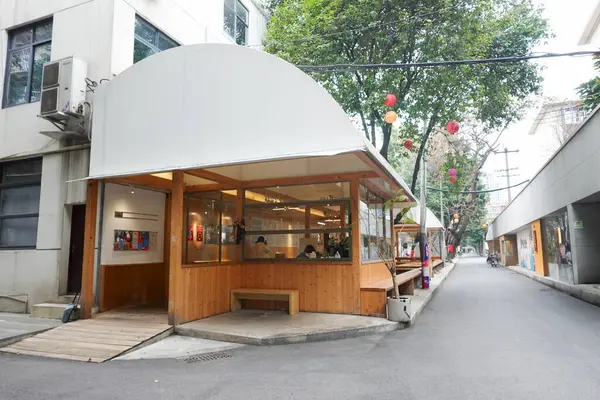 Chengdu, Yulin Alley Mahallesi 'nin ilk yerleşim alanlarından biri: Kamu Alanı Yenileme, Bu Fotoğraf Şubat 2025' te çekilmiştir, Chengdu Çin