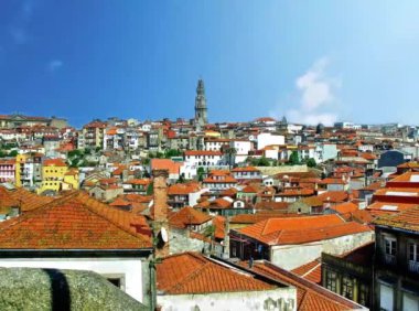 Time lapse footage of Porto in Portugal 