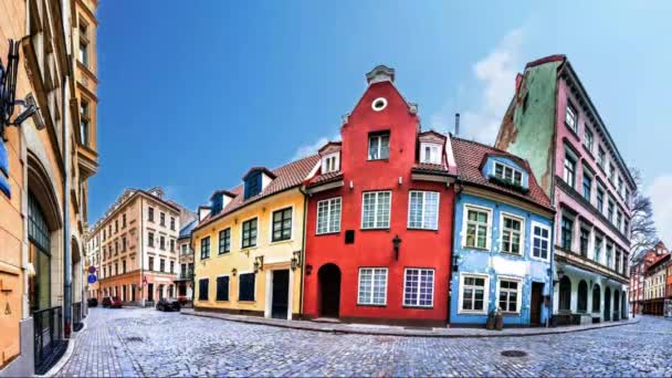 Footage Riga Letonia Streets Architecture Old Town — Video Stock