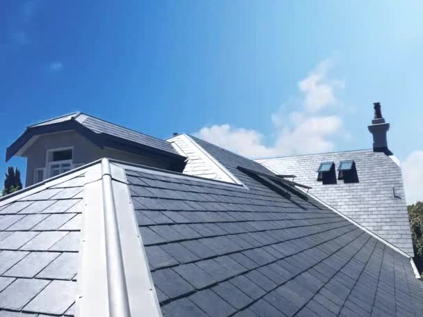 Moderne Dachkonstruktion Zeitraffer — Stockvideo
