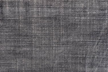 Siyah ve gri kot arka plan. Siyah ve gri kot kumaşın detaylı dokusu.