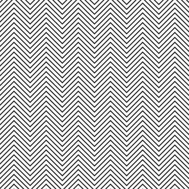 Geometrik zig zag deseni, herringbone, siyah ve beyaz çizgilerin basit vektör arkaplanı, tasarım veya duvar kağıdı için doğru, düzenlenebilir ve kullanışlı arkaplan.