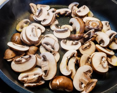 Ormandan yeni çıkmış mantarlar.