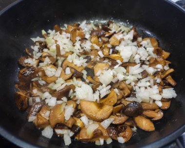 Ormandan yeni çıkmış mantarlar.