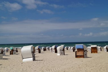 Mecklenburg Vorpommern Almanya 'da Rostock Warnemuende