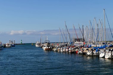 Mecklenburg Vorpommern Almanya 'da Rostock Warnemuende