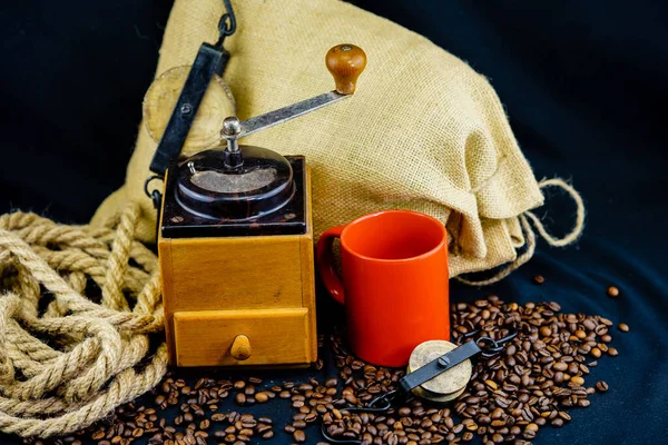 stock image freshly roasted brown coffee beans