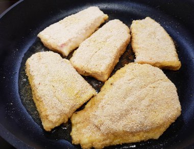 Red Snapper Sebastes norvegicus balığı fileto patates salatası