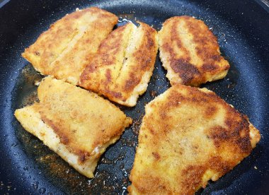 Red Snapper Sebastes norvegicus balığı fileto patates salatası