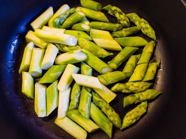 White Green Asparagus Delicious Vegetable — Stock Photo, Image