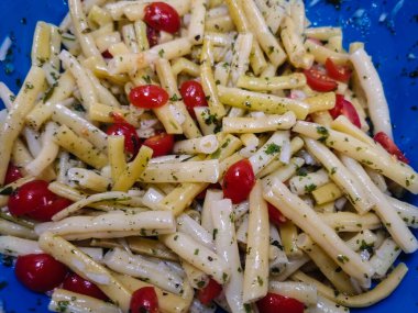 taze ve sağlıklı salata sosu ile