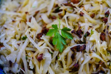 taze ve sağlıklı salata sosu ile