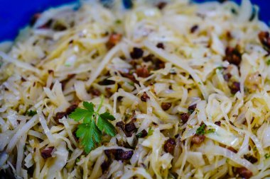 taze ve sağlıklı salata sosu ile