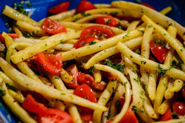 taze ve sağlıklı salata sosu ile