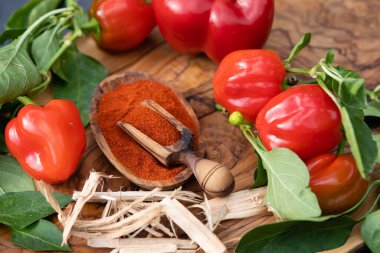 farklı biber çeşidi acı ve baharatlı.