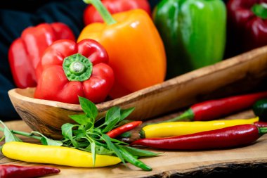 farklı biber çeşidi acı ve baharatlı.