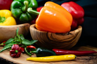 farklı biber çeşidi acı ve baharatlı.