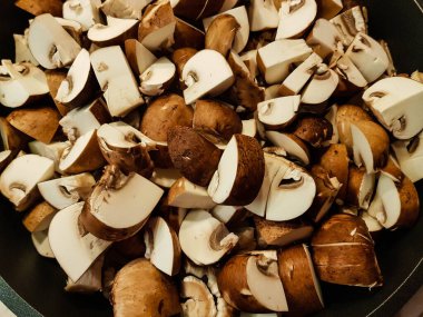 Ormandan yeni çıkmış mantarlar.