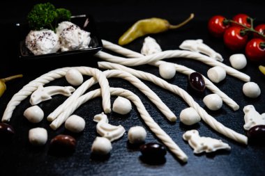 Variations of Turkish sheep cheese from Anatolia