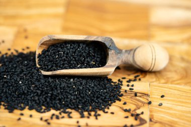 Romalı kişniş nigella sativa zeytin ağacında