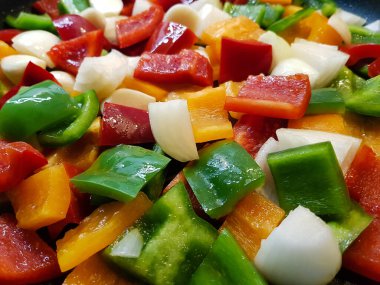 taze ve baharatlı kırmızı kırmızı acı biber