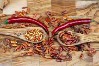 Baharatlı acılı chilli con carne için malzemeler.