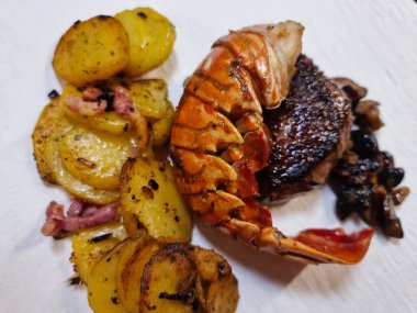 Biftek ve ıstakoz fileto.