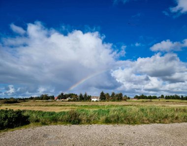 Danimarka 'da Blavand plajında.
