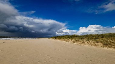 Danimarka 'da Blavand plajında.